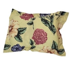 Pillow Cover Floral Design Yellow Multi Garden